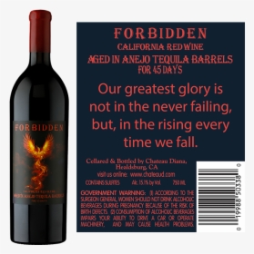 Picture Of Forbidden California Red Blend Aged In Anejo - Forbidden Red Wine Blend, HD Png Download, Free Download