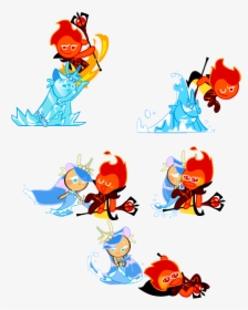 Fire Spirit Sea Fairy Cookie, HD Png Download, Free Download