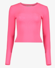 Front View Image Of Alice & Olivia Long Sleeve Ciara - Sweater, HD Png Download, Free Download