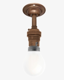 Bronze Effect Fixed Extended Bayonet Wall Bulb Holder - Ceiling Fixture, HD Png Download, Free Download
