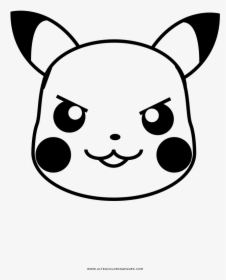 Eager Pikachu Coloring Page - Cartoon, HD Png Download, Free Download