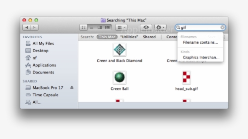 Finder Search - Os X Lion Finder, HD Png Download, Free Download