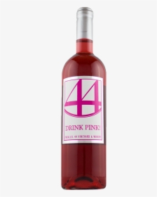Drink Pink Rose Wine - Glass Bottle, HD Png Download, Free Download
