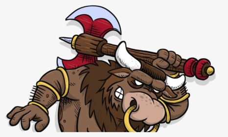 Arrrggghhh Another @ - Minotaur And Theseus Animated, HD Png Download, Free Download