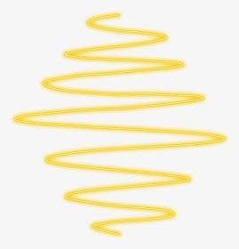 #spiral #espiral #neon #amarillo #yellow #tumblr #aesthetic - Light, HD Png Download, Free Download