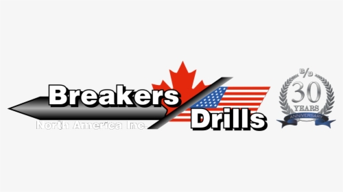 Breakers Drills Logo 2019 Wo1800 30yrs Ver2 - Flag Of The United States, HD Png Download, Free Download