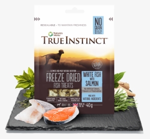 Freeze Dried Dog Treats White Fish With Salmon - Natures Menu True Instinct Food, HD Png Download, Free Download