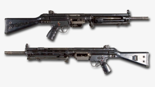 Hk 21 Lmg Left And Right Nobg - G8 Gewehr, HD Png Download, Free Download