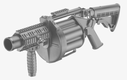 Ics Milkor 40mm Multiple Grenade Launcher - 6 Round Grenade Launcher, HD Png Download, Free Download