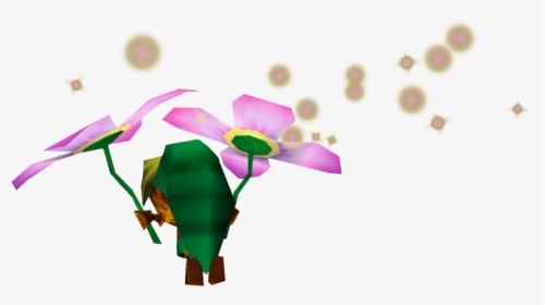 Zelda Link Deku Flower, HD Png Download, Free Download