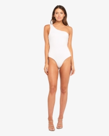 Melanie Bodysuit In Colour Bright White - Girl, HD Png Download, Free Download