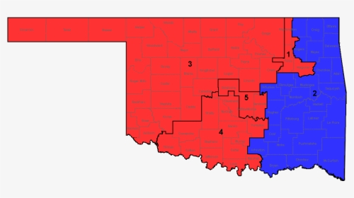 2006 Oklahoma Congressional Districts Results - State Of Oklahoma, HD Png Download, Free Download