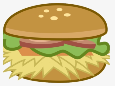 Burger Clipart Clear Background - Food, HD Png Download, Free Download