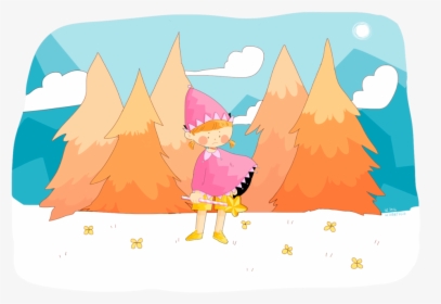 A Colorful Clown Kid In A Cool Quiet Forest Digital, HD Png Download, Free Download