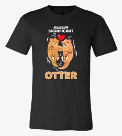 Sea Otter,romantic,love Significant Otters Couples - Goku Dragon Fist Shirt, HD Png Download, Free Download