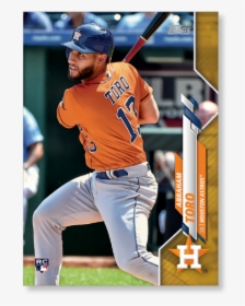 Abraham Toro 2020 Topps Series 1 Base Card Poster Gold - Houston Astros, HD Png Download, Free Download