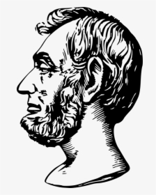 Abraham Lincoln Png - Clip Art Of Abraham Lincon, Transparent Png, Free Download