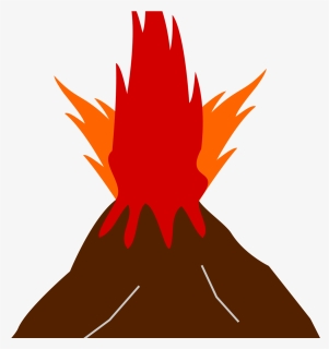 Volcano Clipart Fire - Vulcani Png, Transparent Png, Free Download