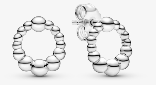 Pandora Beaded Circle Earring, HD Png Download, Free Download