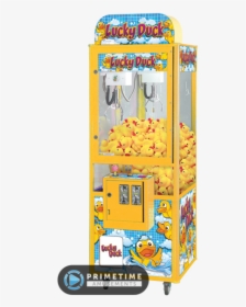 Lucky Duck Crane By Coastal Amusements - Lucky Duck Claw Machine, HD Png Download, Free Download