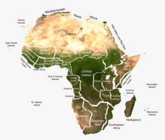 Proposed African Regions - Africa Stereotypes, HD Png Download, Free Download
