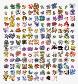 Pokemon Yellow Sprites Recolored, HD Png Download, Free Download