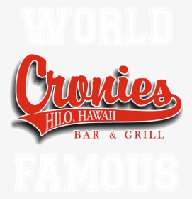 Cronie's Bar & Grill, HD Png Download, Free Download