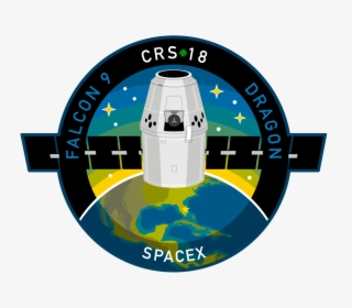 Spacex Crs 18 Patch, HD Png Download, Free Download