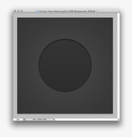 Web Design Inset Button - Circle, HD Png Download, Free Download