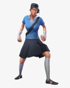 Tf2 Scout Baggy Pants , Png Download - Tf2 Blu Femscout, Transparent Png, Free Download
