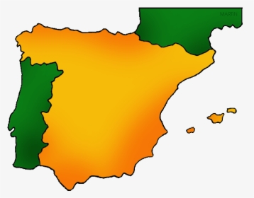 Spain Map - Spain Clip Art, HD Png Download, Free Download