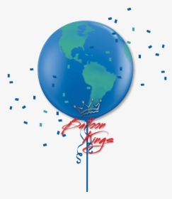 30in Globe Earth - Balloon, HD Png Download, Free Download