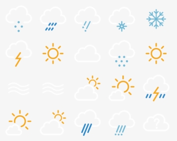 Weather Icons, HD Png Download, Free Download