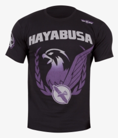 Hayabusa Falcon T-shirt In Black And Purple At Www - T-shirt, HD Png Download, Free Download