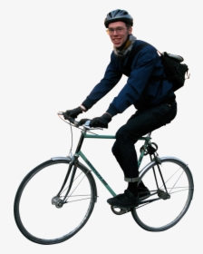 Bike - Bicycle Man Png, Transparent Png, Free Download