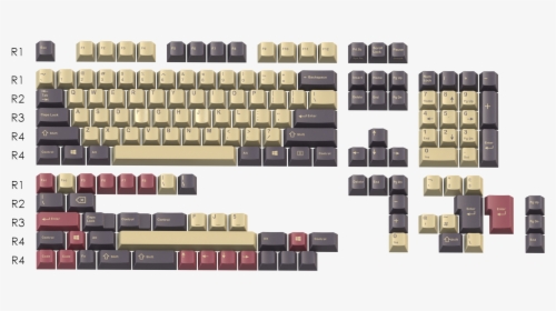 Gmk Carbon Color Codes, HD Png Download, Free Download
