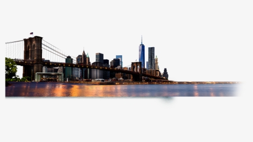 Left Cityscape - Brooklyn Bridge, HD Png Download, Free Download