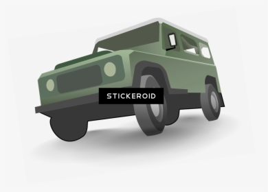 Land Rover Cars - Land Rover Defender Vector Icon, HD Png Download, Free Download
