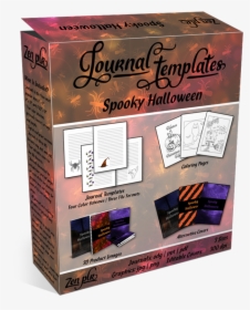 Spooky Halloween Journal Templates Product Cover - Carton, HD Png Download, Free Download