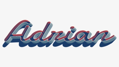 Adrian 3d Letter Png Name - Adrian Png, Transparent Png, Free Download