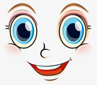 Transparent Funny Faces Png - Cartoon Eyes And Mouth Png, Png Download, Free Download