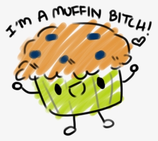 Transparent Blueberry Muffin Clipart, HD Png Download, Free Download