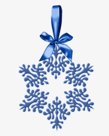 Imágenes De Adornos De Navidad En Azul - Christmas Snowflake Ornament Clipart, HD Png Download, Free Download