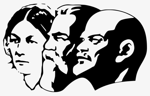 This Free Icons Png Design Of Nightingale Marx Lenin - Marx Engels Lenin Draw, Transparent Png, Free Download