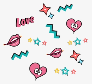 #heart #heart #cute #multicolor #pink #confetti, HD Png Download, Free Download
