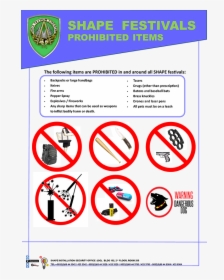 Prohibited Items In Office, HD Png Download, Free Download