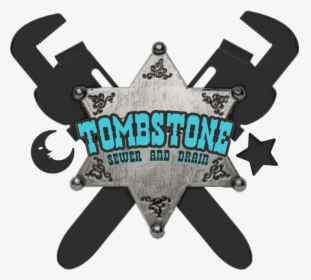 Tombstone Sewer & Drain Logo - Plumbing Tool Clip Art, HD Png Download, Free Download
