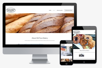 Click To Visit The Website For Old Town Bakery Created - Imac Ipad And Iphone, HD Png Download, Free Download