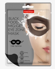 Purederm Black Food Gel Eye Zone Mask, HD Png Download, Free Download
