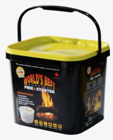 65 Fire Starters In A Bucket - Plastic, HD Png Download, Free Download